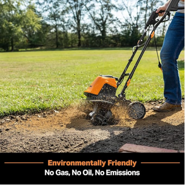 LawnMaster TE1216M Electric Tiller 12-Amp, 16-Inch