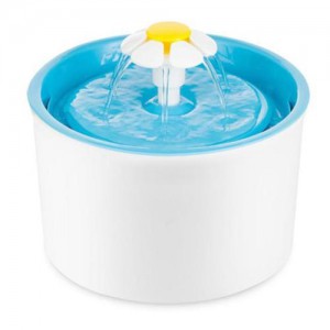 Automatic Cat dog Flower Fountain Mute Pet Water Dispenser Charcoal Filter & Ant