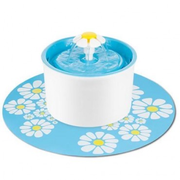 Automatic Cat dog Flower Fountain Mute Pet Water Dispenser Charcoal Filter & Ant