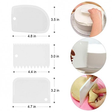 Kootek All-In-One Cake Decorating Supplies with Revolving Cake Turntable, 6 Cake Decorating Tips, 2 Icing Spatula, 3 Icing Smoother, 50 Disposable Pastry Bags and 1 Coupler Frosting Tool Baking Set