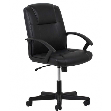 OFM Essentials Leather Executive Office/Computer Chair with Arms - Ergonomic Swivel Chair (ESS-6000) (1 Unit) 