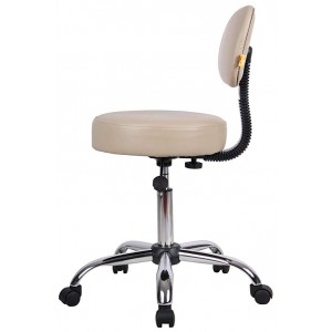 Boss Office Products B240-BG Be Well Medical Spa Stool in Beige 