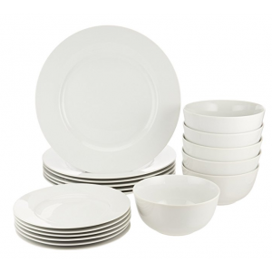 Basics 18-Piece Dinnerware Set, Service for 6 