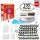 Cake Decorating Supplies - (100 PCS SPECIAL CAKE DECORATING KIT) With 55 PCS Numbered Icing Tips, Cake Rotating Turntable and More Accessories! Create AMAZING Cakes With This Complete Cake Set