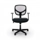 Essentials Swivel Mid Back Mesh Task Chair with Arms - Ergonomic Computer/Office Chair (ESS-3001)
