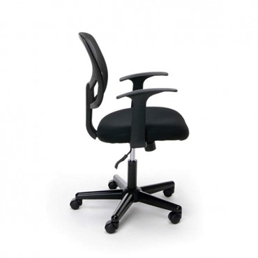 Essentials Swivel Mid Back Mesh Task Chair with Arms - Ergonomic Computer/Office Chair (ESS-3001)